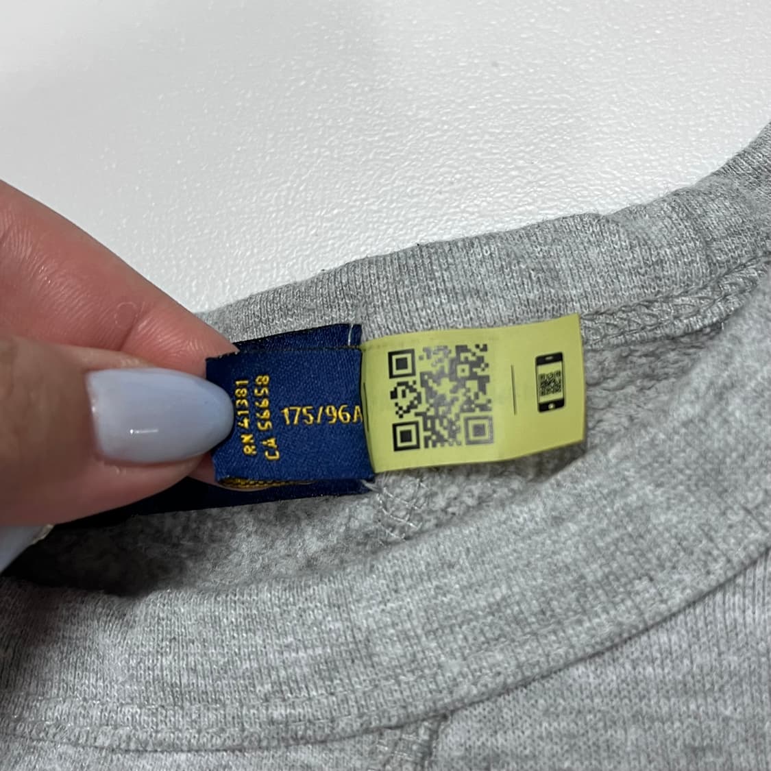 [정품] 폴로 그레이 / 네이비포니 맨투맨 [ M ] 상품이미지5