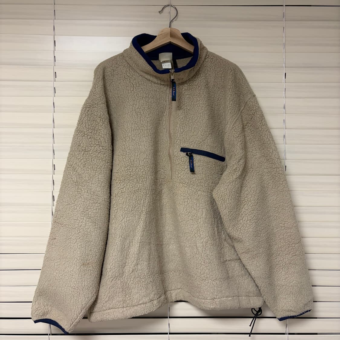 90s 빈티지 엘엘빈 LL Bean 하프집업 플리스 후리스 칸예 XL 상품이미지4