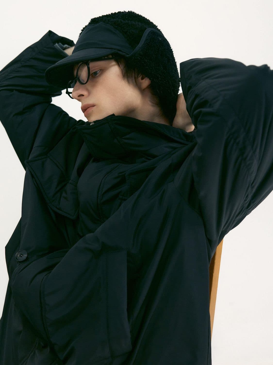 로우클래식 리버시블 이어플랩 모자 상품이미지5