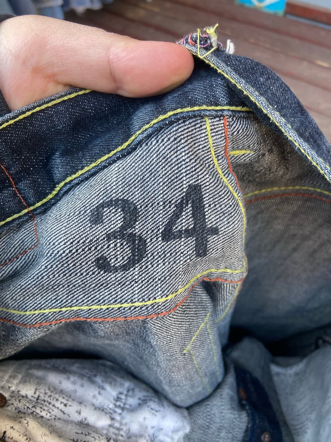 34) 레드몽키컴퍼니 본디지 셀비지 진 상품이미지7