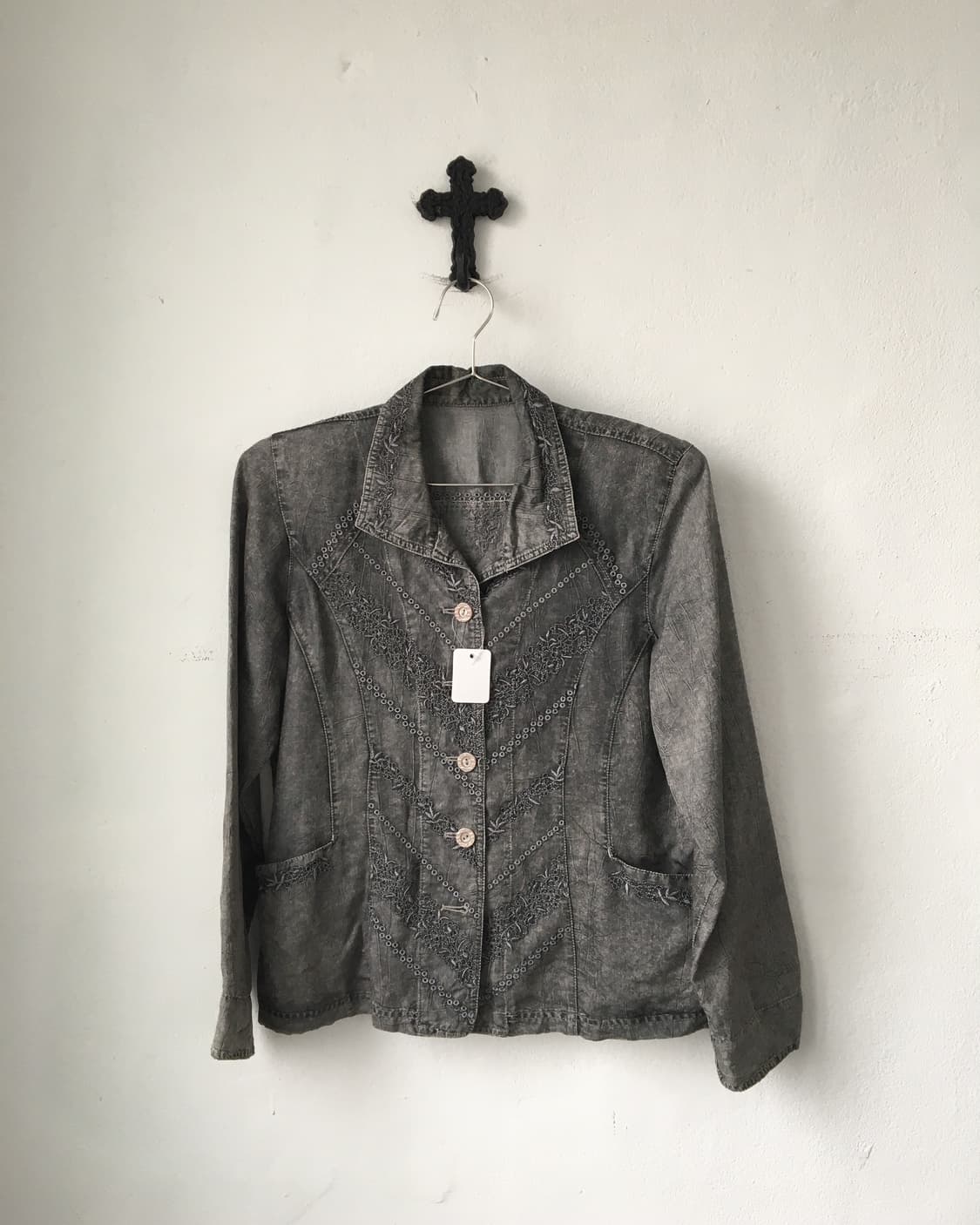 Punching point washing jacket 상품이미지2