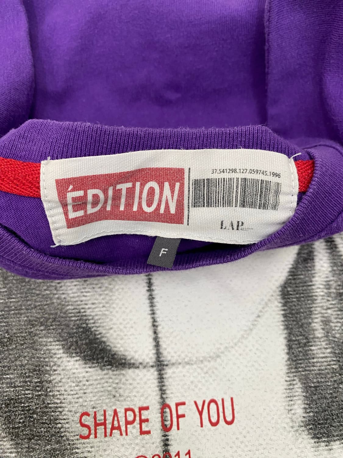 LAP 로스앤젤레스 프로젝트 퍼플 반팔 티셔츠 (free) 상품이미지3