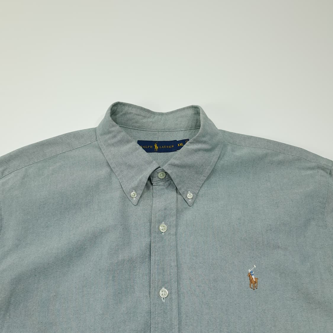 CL456 2XL 폴로 00s 코튼 멀티포니 세이지그린 셔츠 남방 상품이미지2