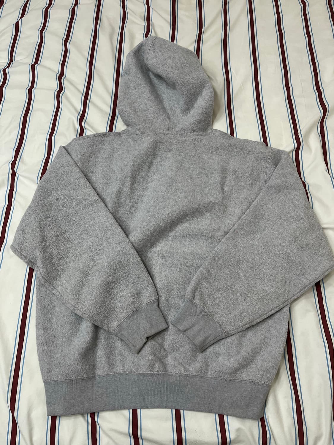 슈프림 인사이드 아웃 박스로고 후드 스웨트셔츠 헤더 그레이 - 23SS 상품이미지2