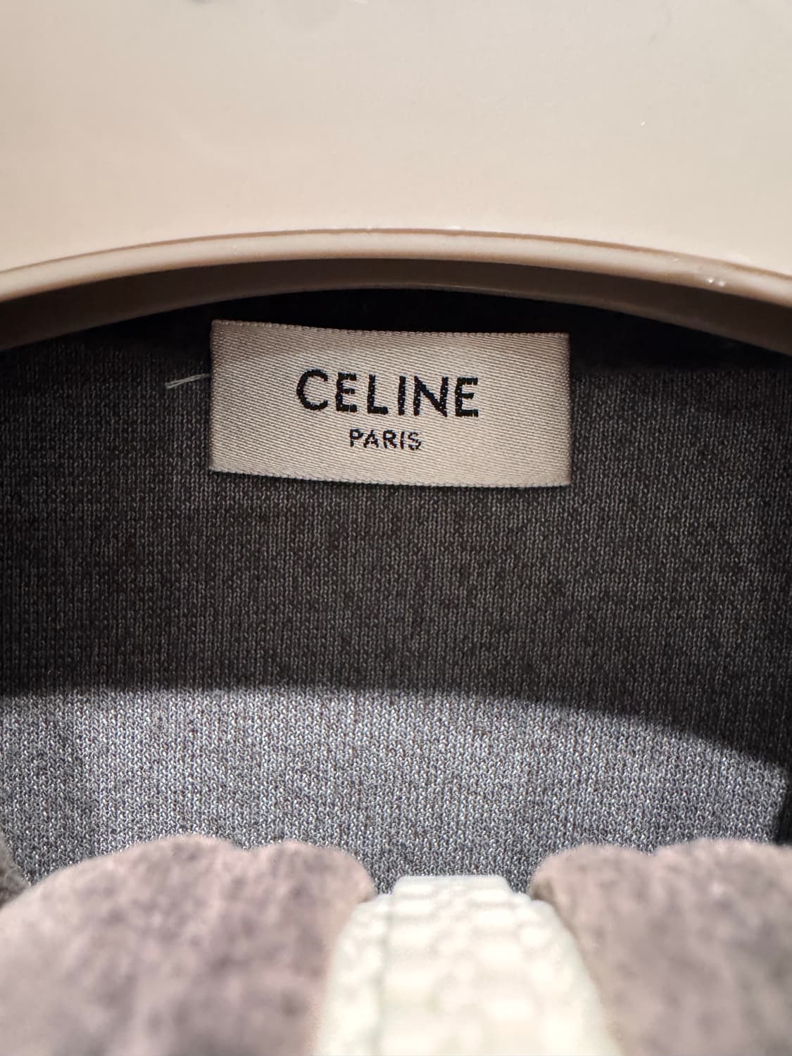 셀린느 트리옹프 트랙수트 재킷 브라운 벨벳저지 M 택달린제품 상품이미지7