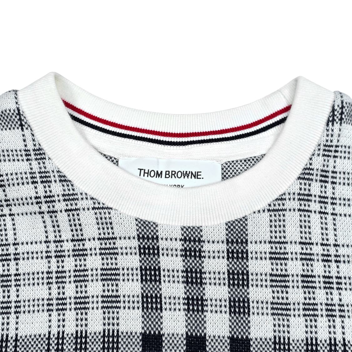 톰브라운 4바 체크 맨투맨 상품이미지5