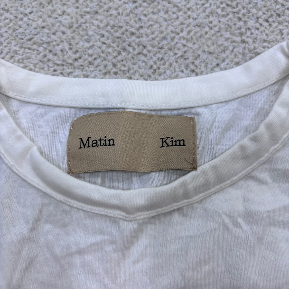 F 마뗑킴 빅로고 반팔 티셔츠 0428E 상품이미지3