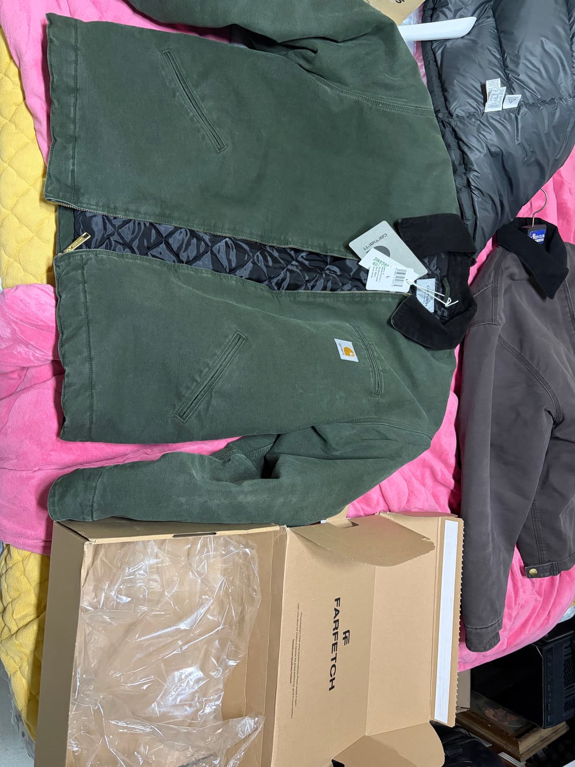 칼하트 WIP OG 디트로이트 자켓 올리브 L 판매합니다 상품이미지6