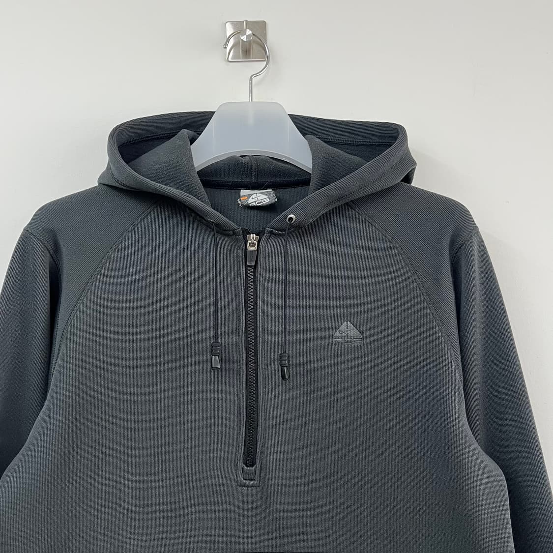 나이키 ACG 반집업 플리스 그레이 후드티 상품이미지4