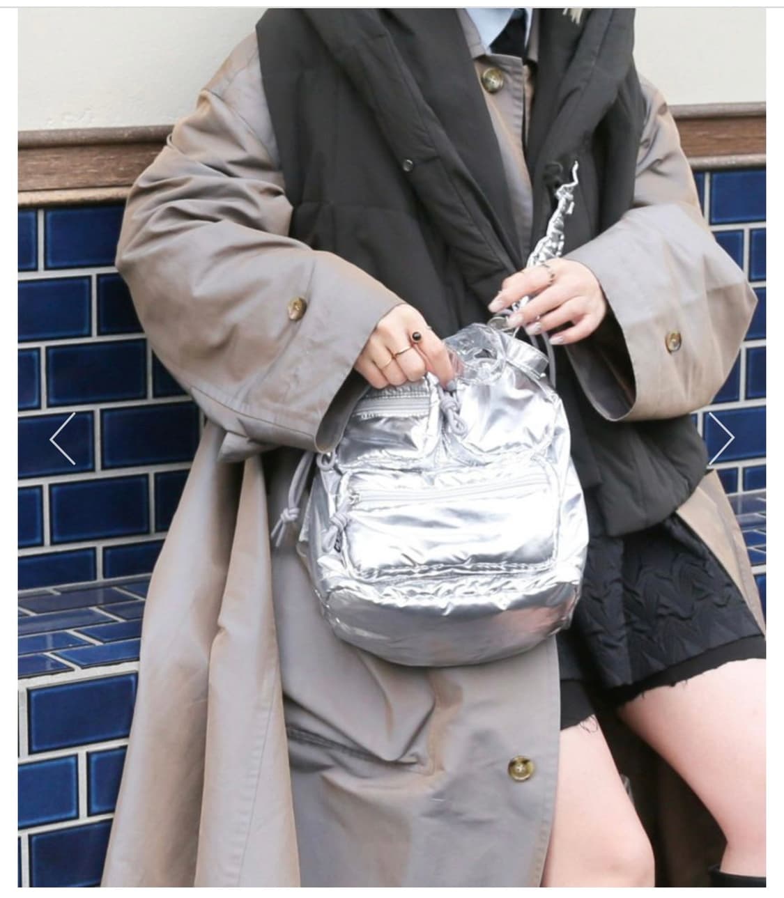 컨트롤프릭스 복조리백 크로스백 실버 상품이미지10