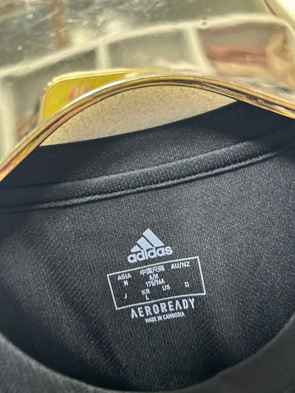 아디다스 라운드 기능성 3선 긴팔 티셔츠 L  상품이미지3