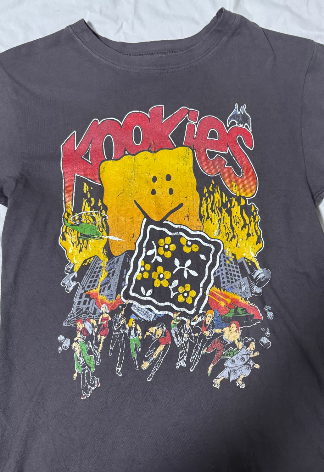 캐피탈 버스터 페키시 보위 프린트 티셔츠 상품이미지3