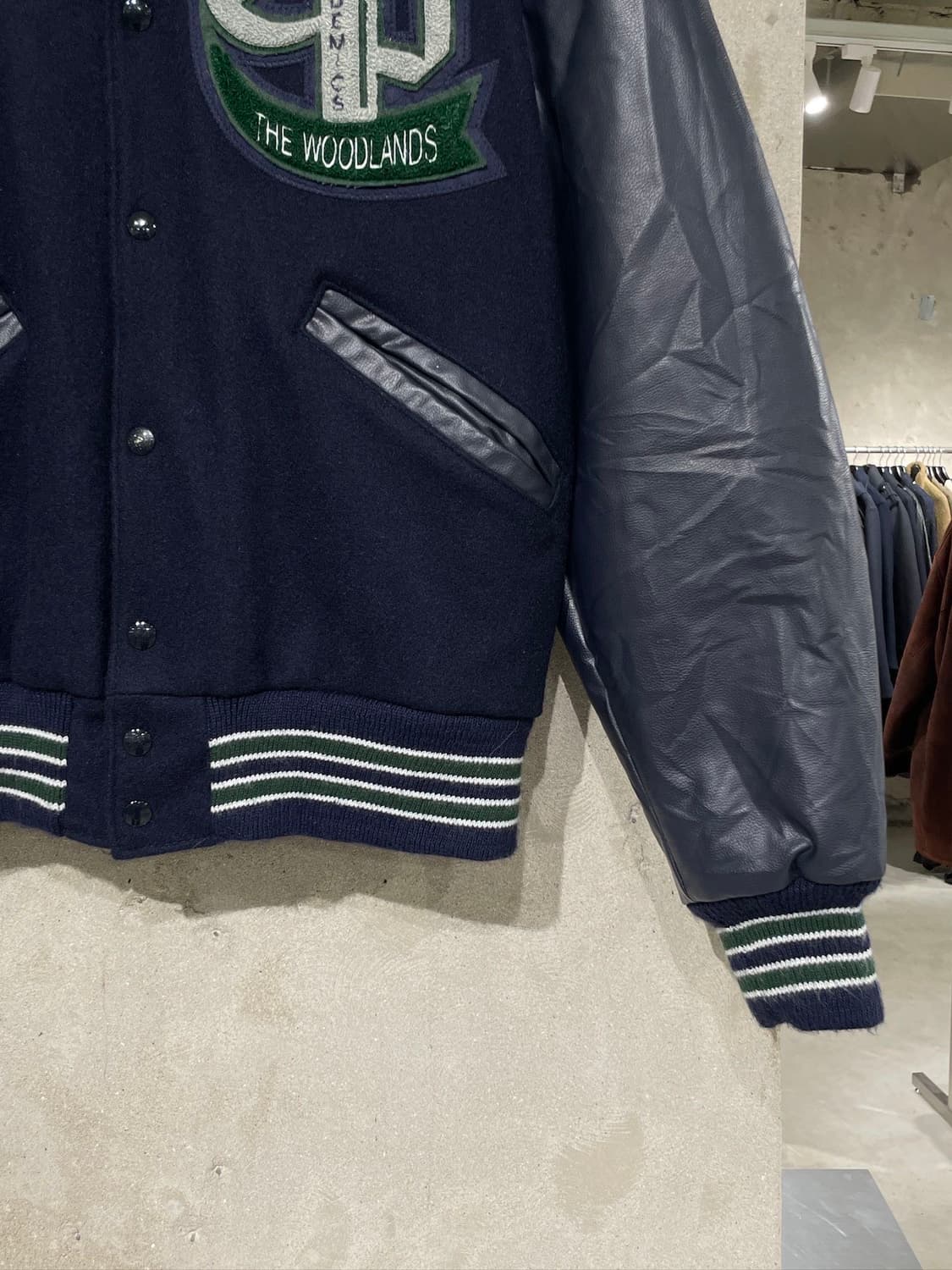 usa 빈티지 더 우드랜드 바시티 자켓 상품이미지5