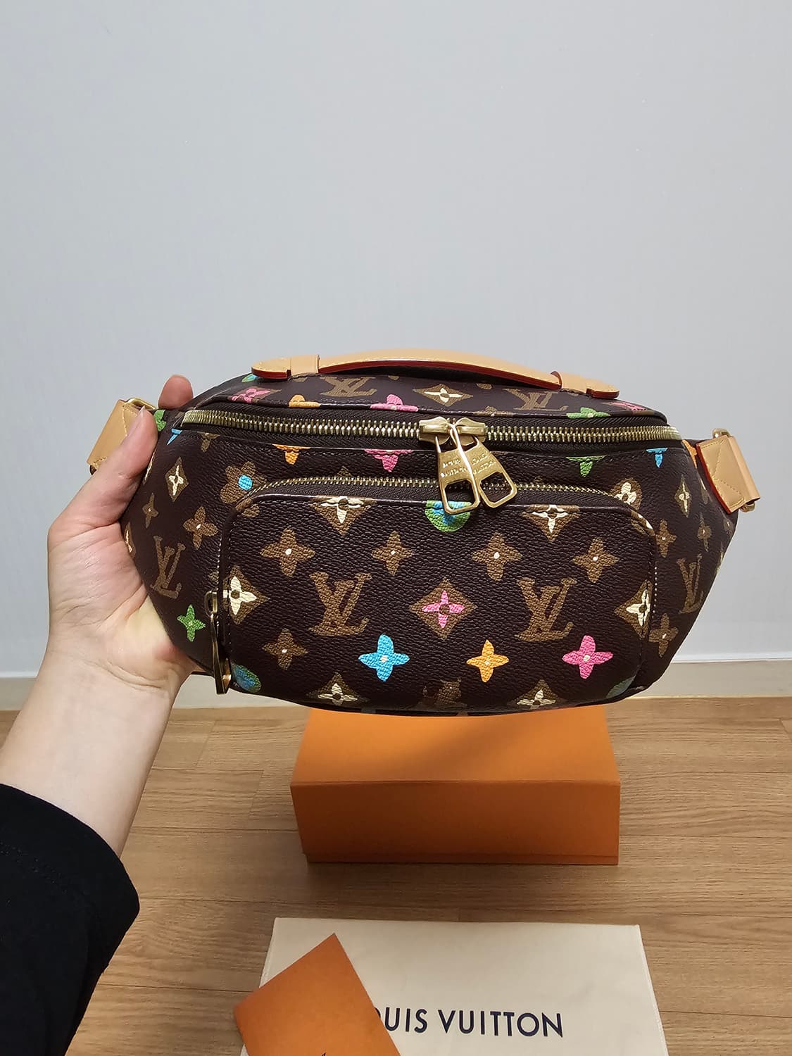 루이비통 타일러x퍼렐 강아지 초콜릿 러쉬 범백 토트백 상품이미지9