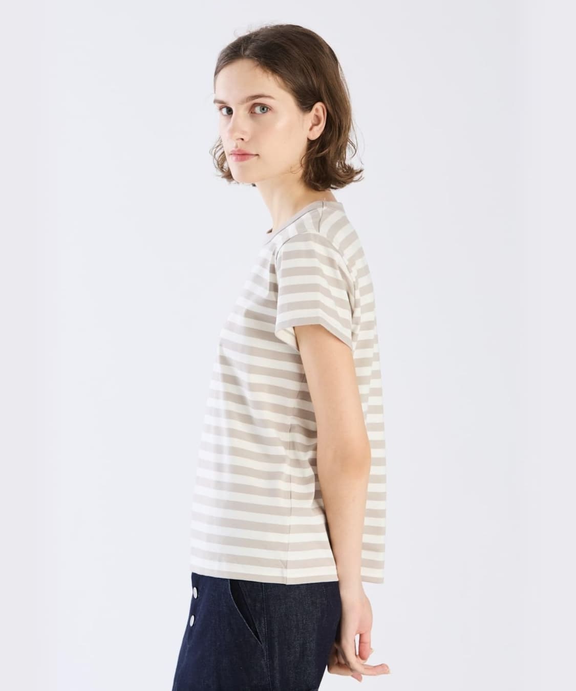 agnes b. Stripe T-shirt 상품이미지3