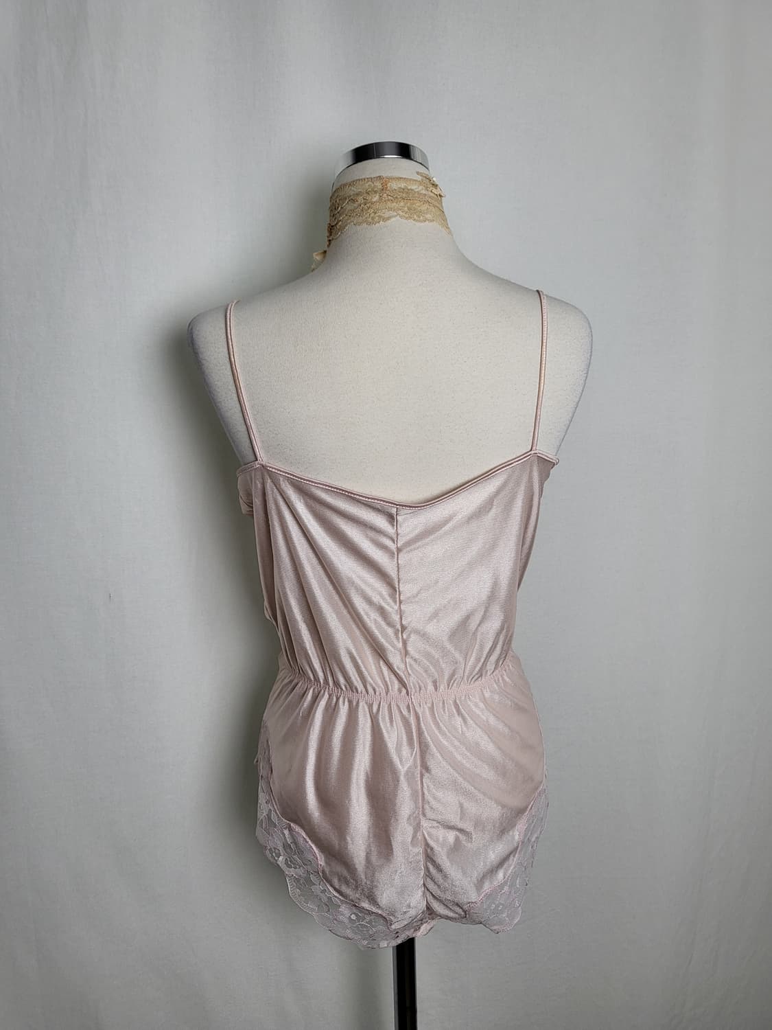 빈티지 레이스 핑크 슬립 바디슈트 상품이미지3
