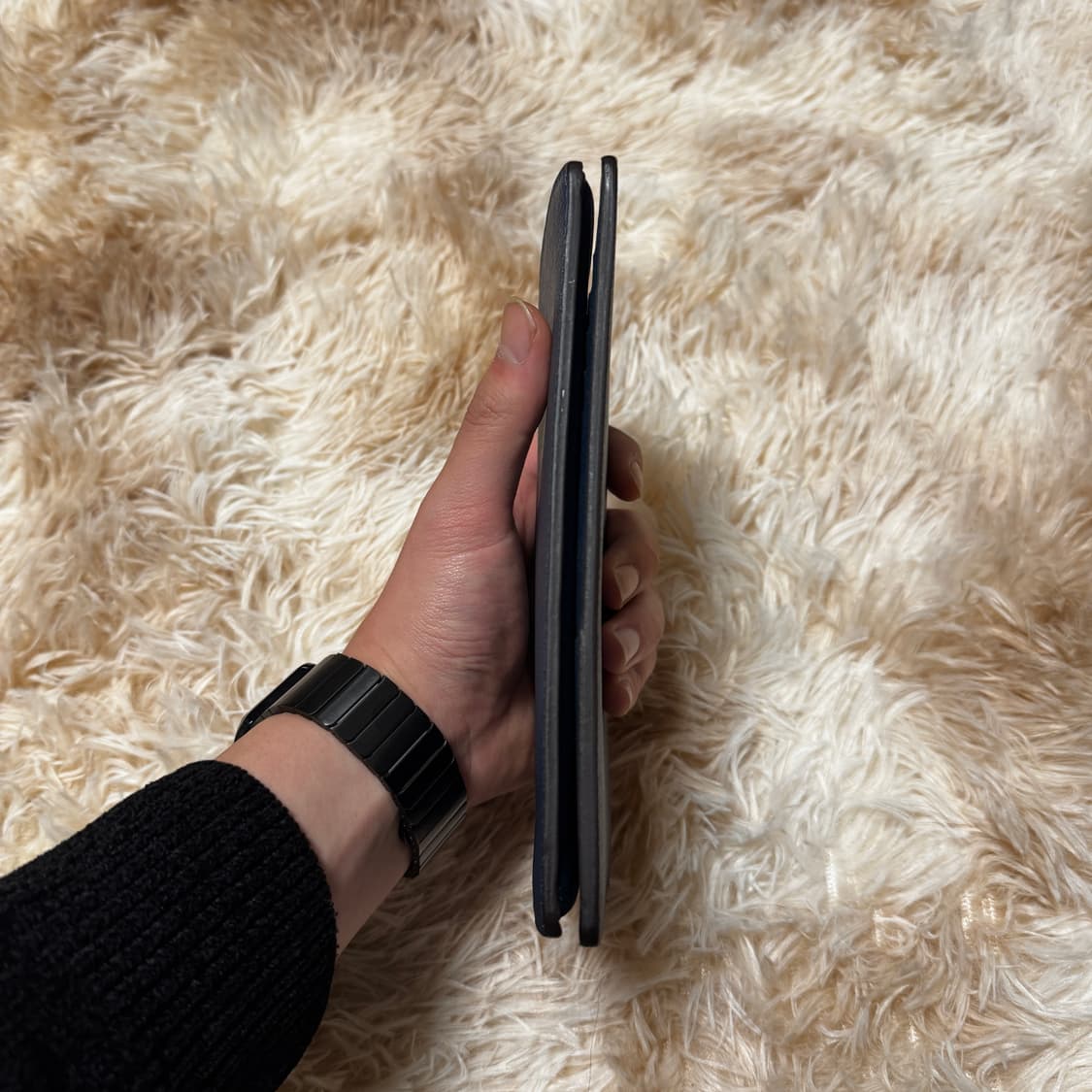 [정품 / 새상품급] 루이비통 타이가 장지갑 블루 상품이미지5