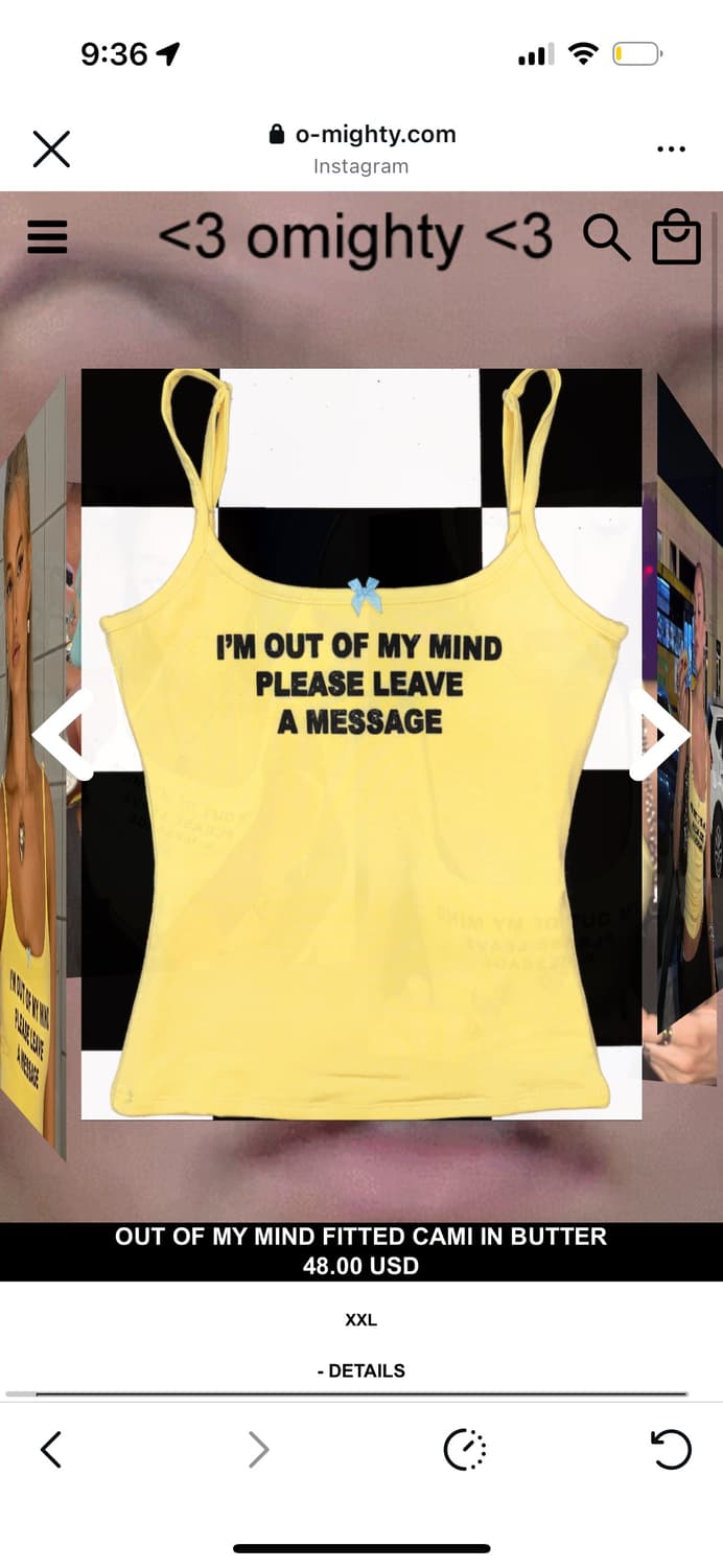 오마이티 omighty 민소매 나시 탑 상품이미지1