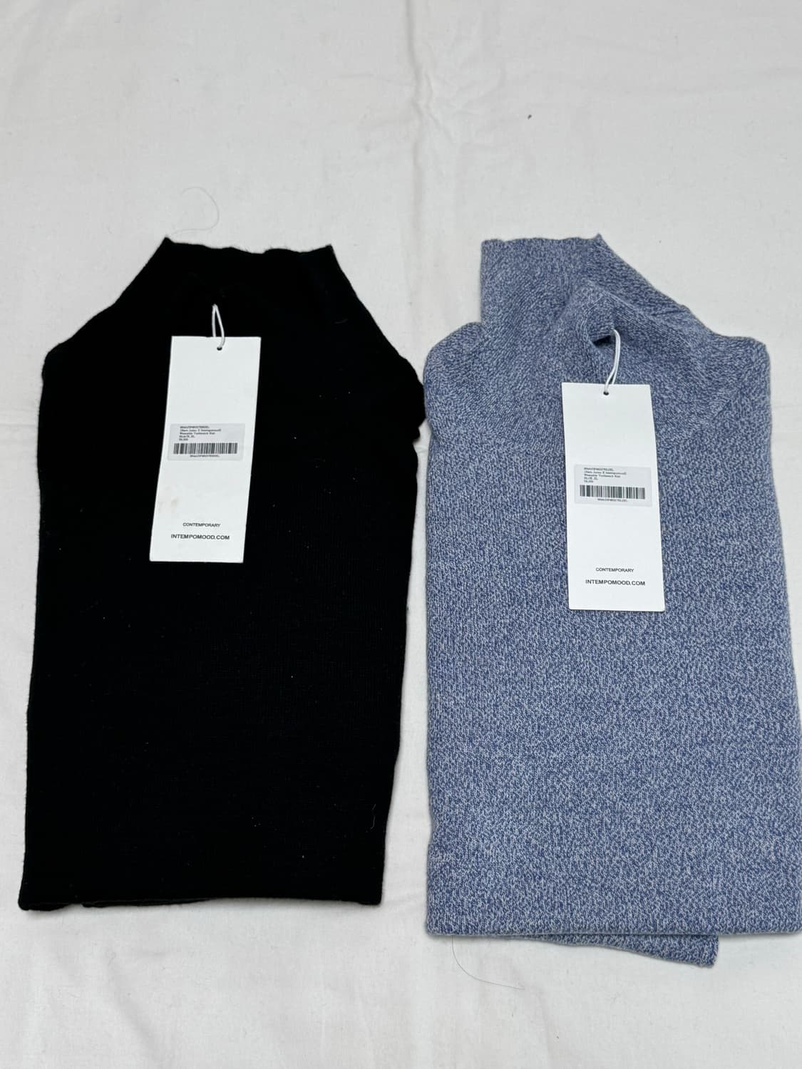 인템포무드 / 함준수 웨어러블 터틀넥 (블랙,블루) / XL 상품이미지5