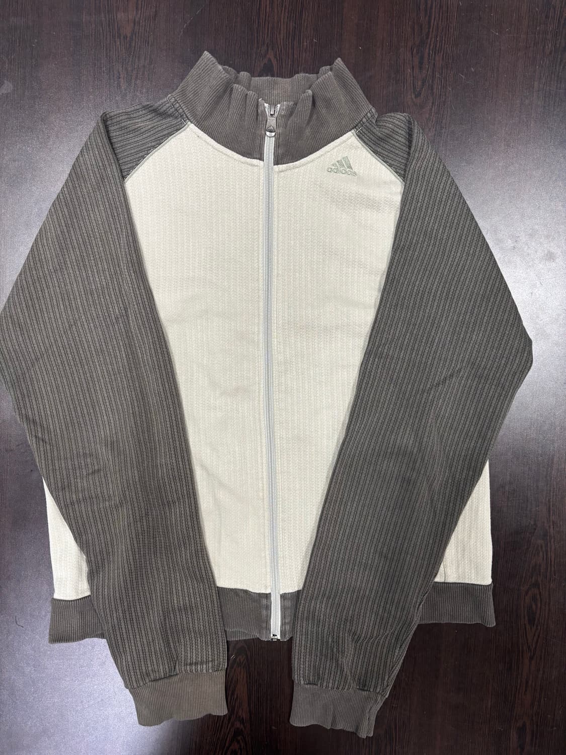 아디다스 트랙탑 자켓 회색/아이보리 상품이미지4