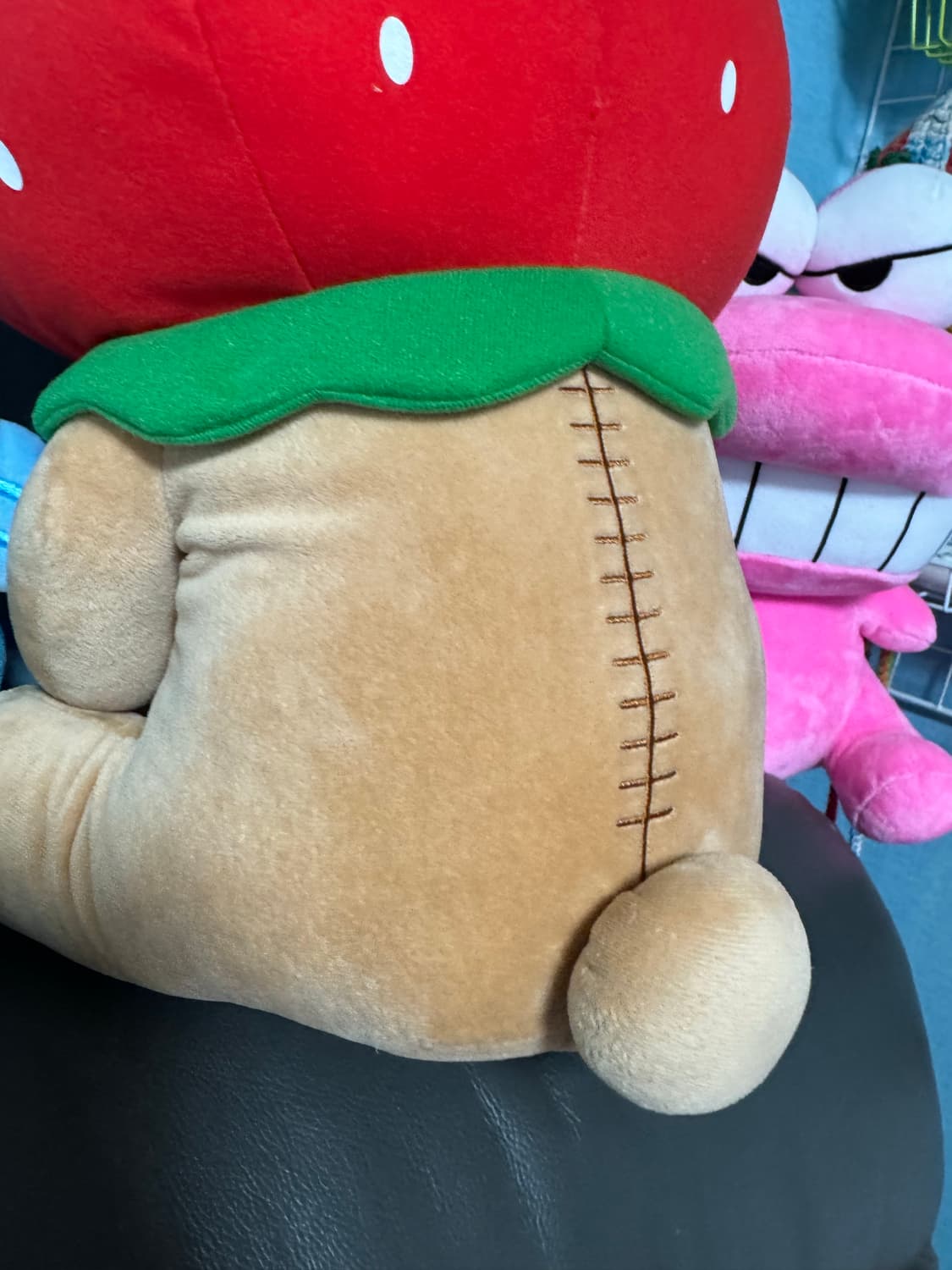 빈티지고전 대형 48cm 리락쿠마 딸기봉제인형 상태좋음 상품이미지7