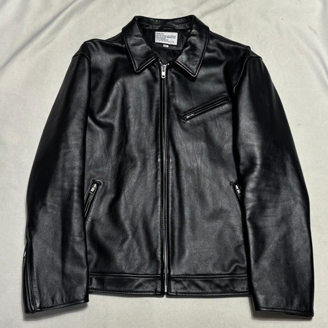 XXL 에이징 씨씨 카우레더 자켓 상품이미지2
