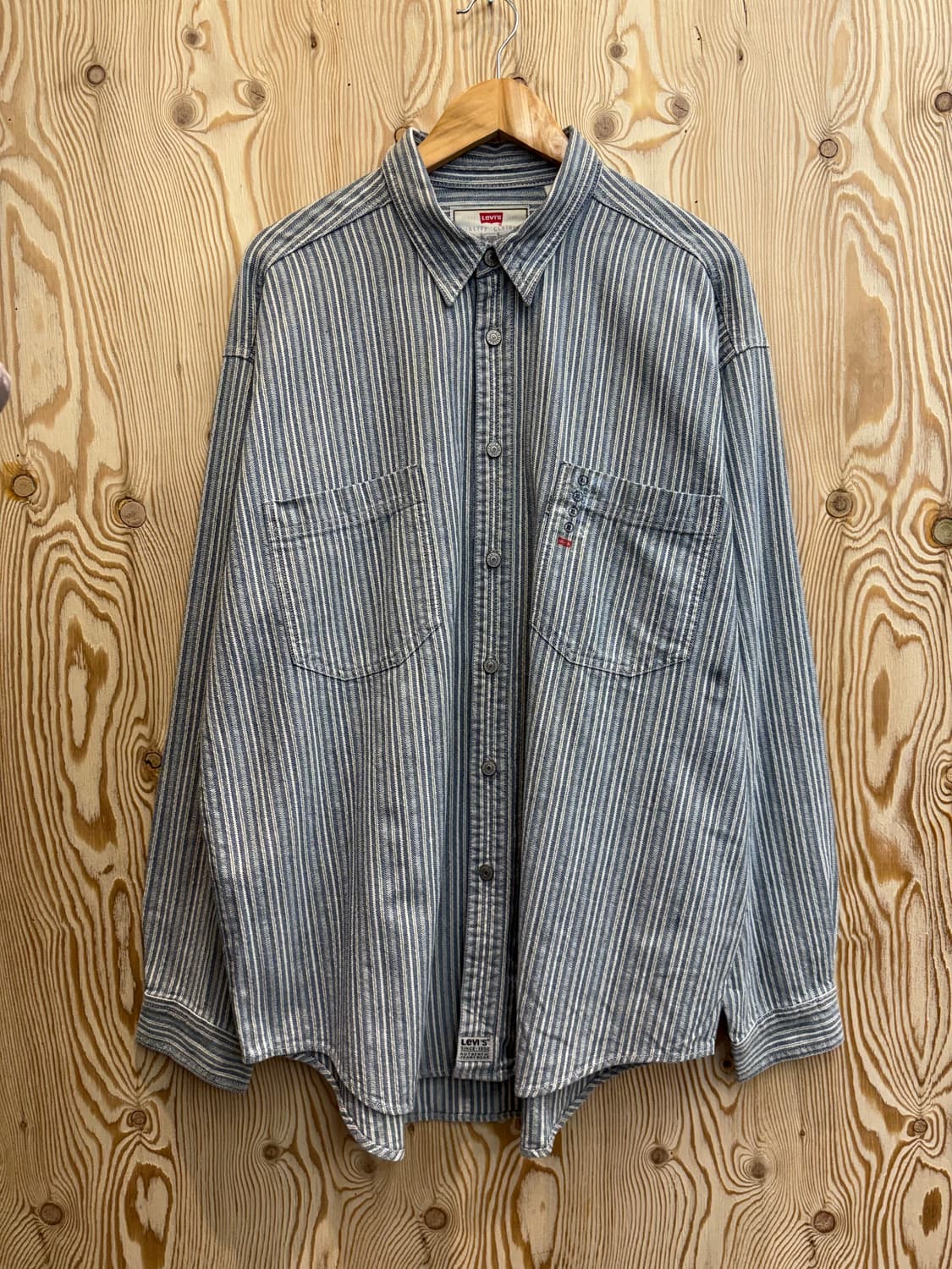 00s 리바이스 스트라이프 듀얼포켓 셔츠 상품이미지1