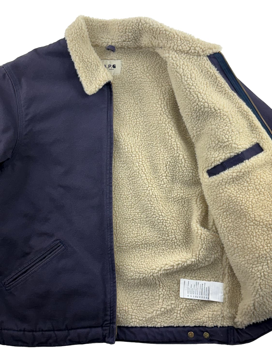 A.P.C. x 칼하트 디트로이트 자켓 네이비 상품이미지5