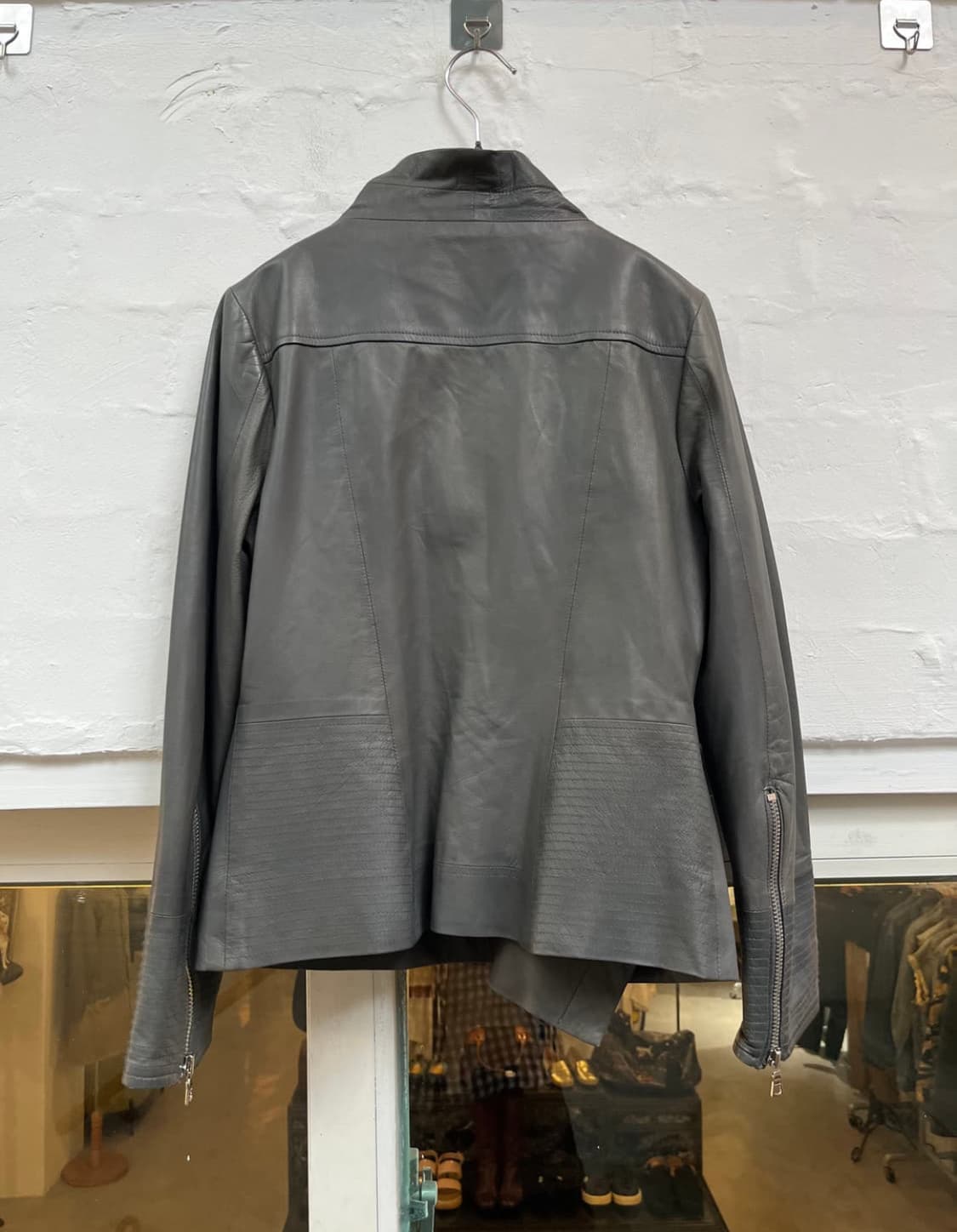 Lambskin 양가죽 라이더 자켓 상품이미지2