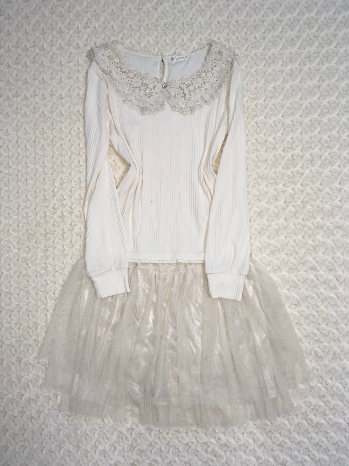axes femme lace antique long sleeve 상품이미지2
