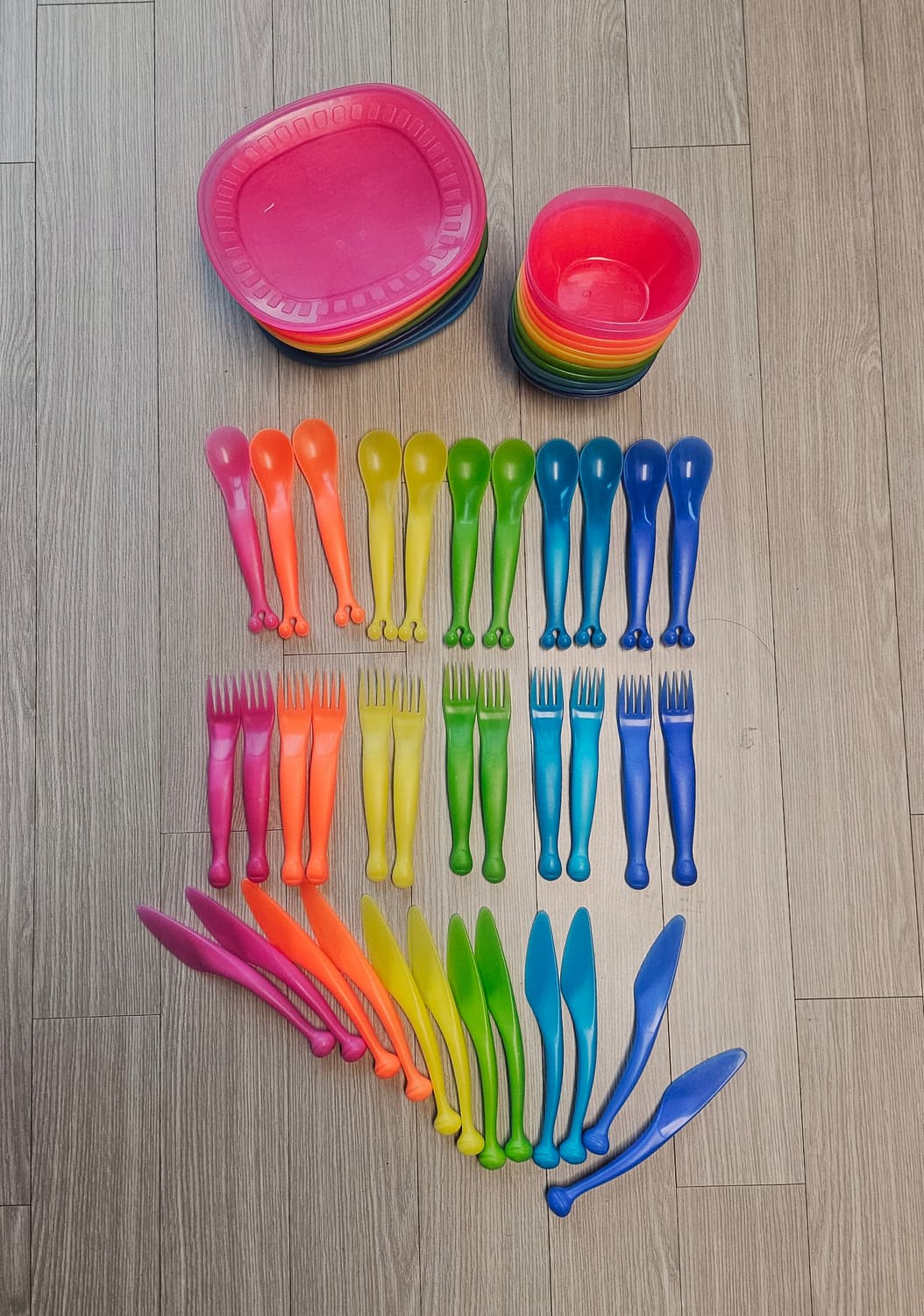 이케아 칼라스 KALAS 57pcs 대용량 세트 (해외구입 컬러 1회 상품이미지3