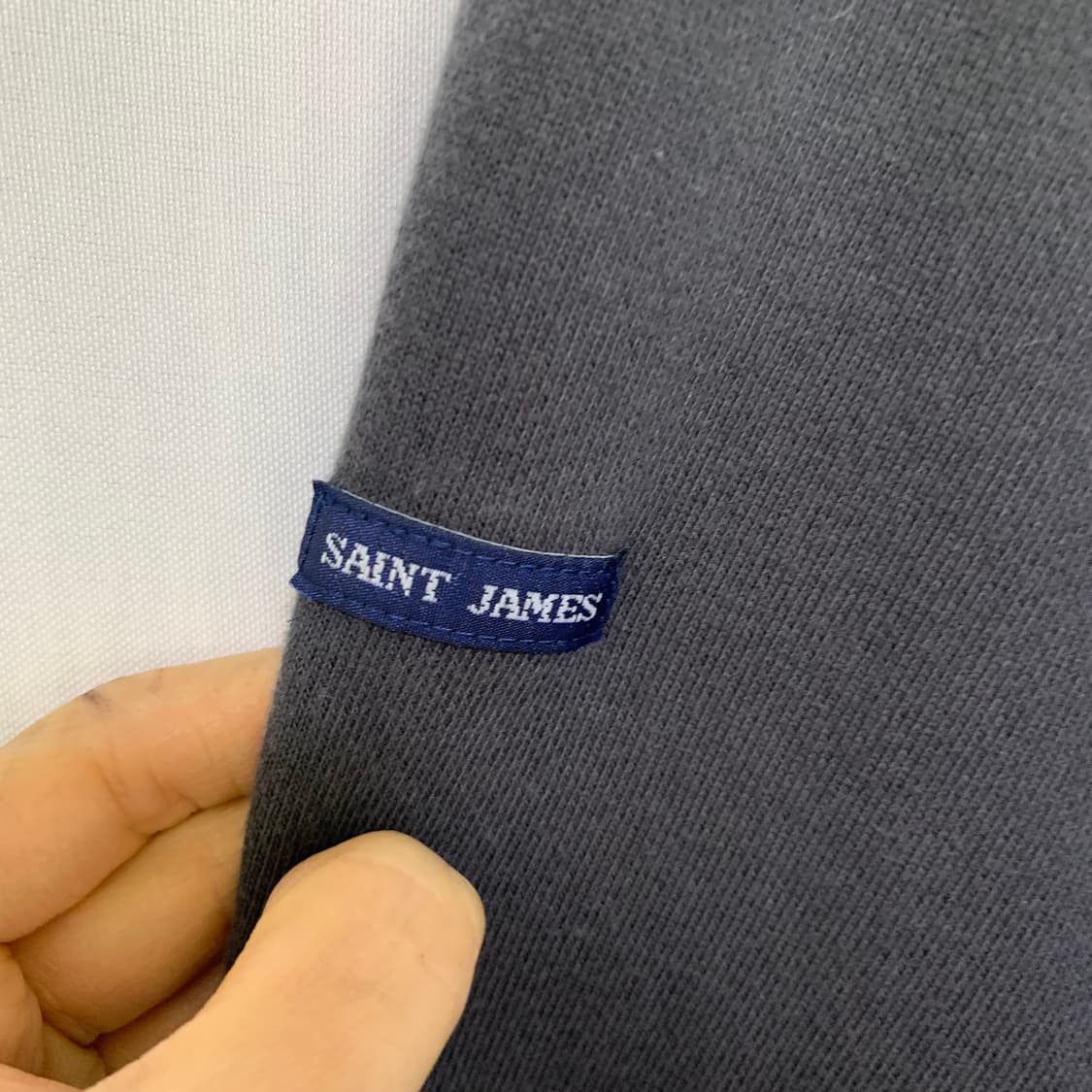 세인트제임스 패치 베이직 코튼 맨투맨 차콜 M 상품이미지5