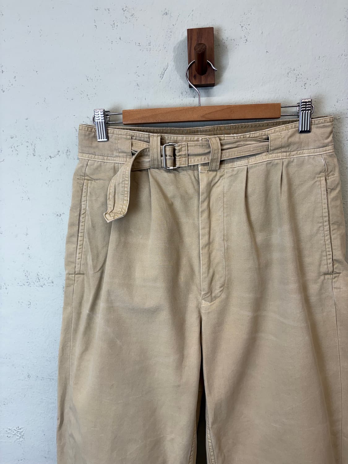 폴로랄프로렌 큐알라벨 릴렉스핏 플리츠 팬츠 상품이미지5