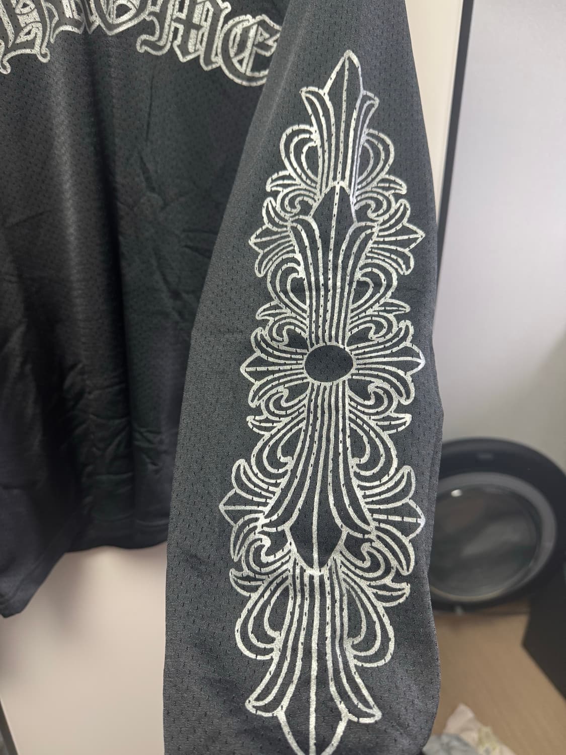 크롬하츠 메쉬 긴팔 블랙 L, XL 상품이미지4