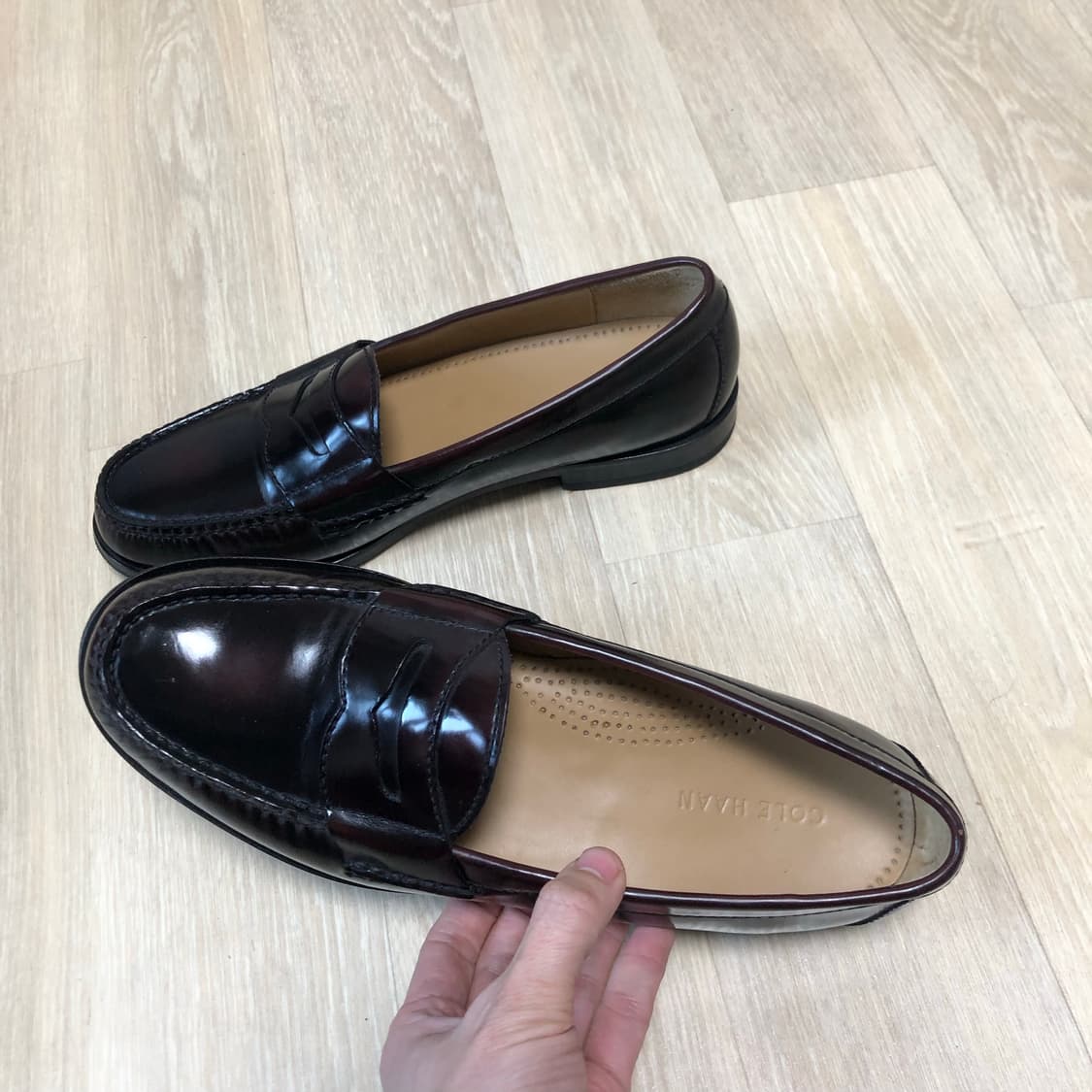 (265-270) 콜한 COLE HAAN 맨즈 핀치 페니 로퍼 버건디 상품이미지4