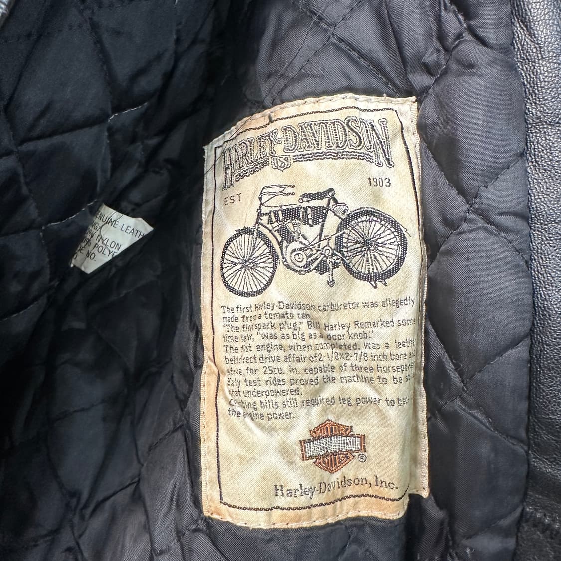 할리데이비슨 레더 가죽 라이더 자켓 36 상품이미지6