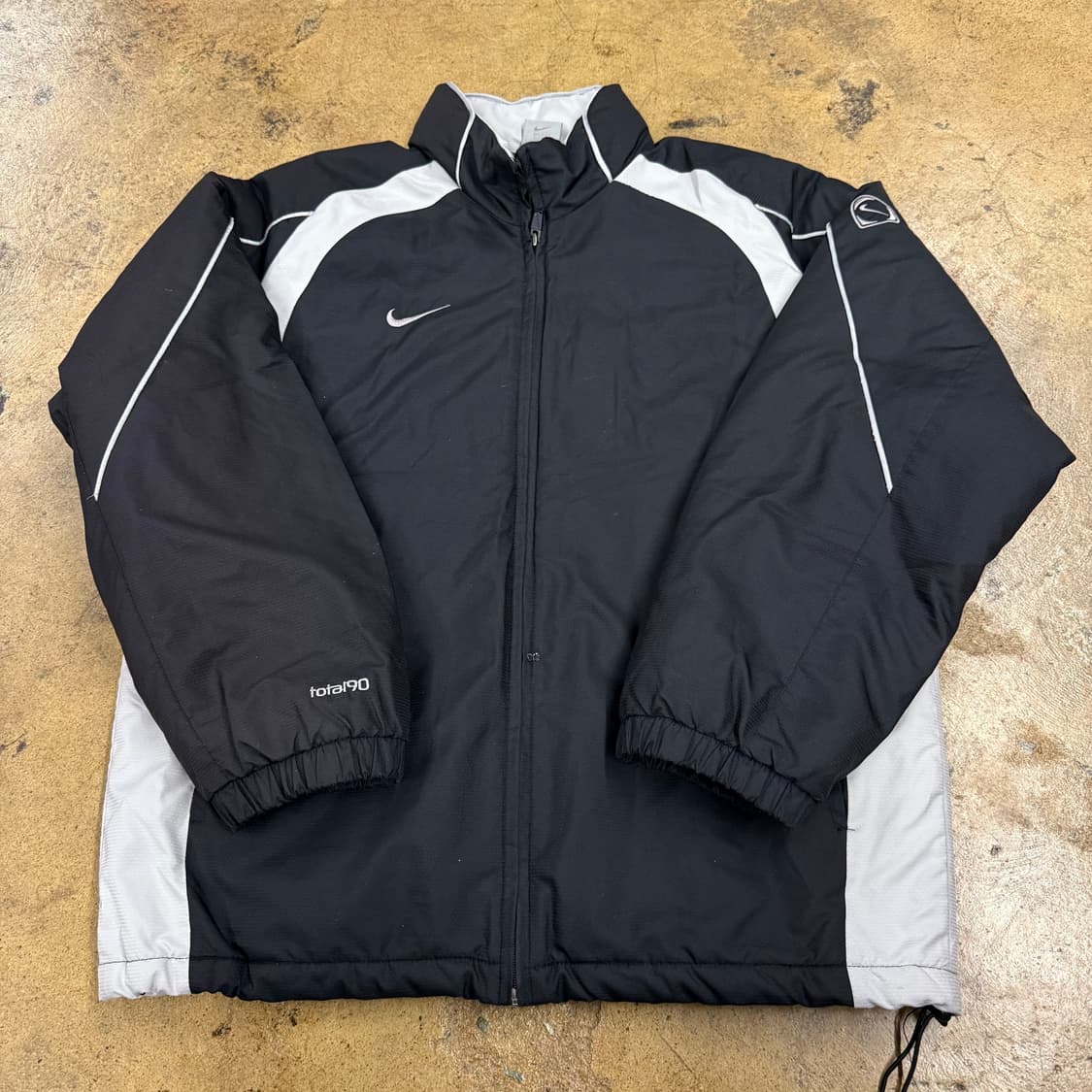 [정품/L] 나이키 토탈90 블랙 바람막이 자켓 b15 상품이미지2