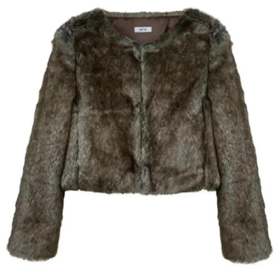 애즈온 퍼자켓 브라운 상품이미지1