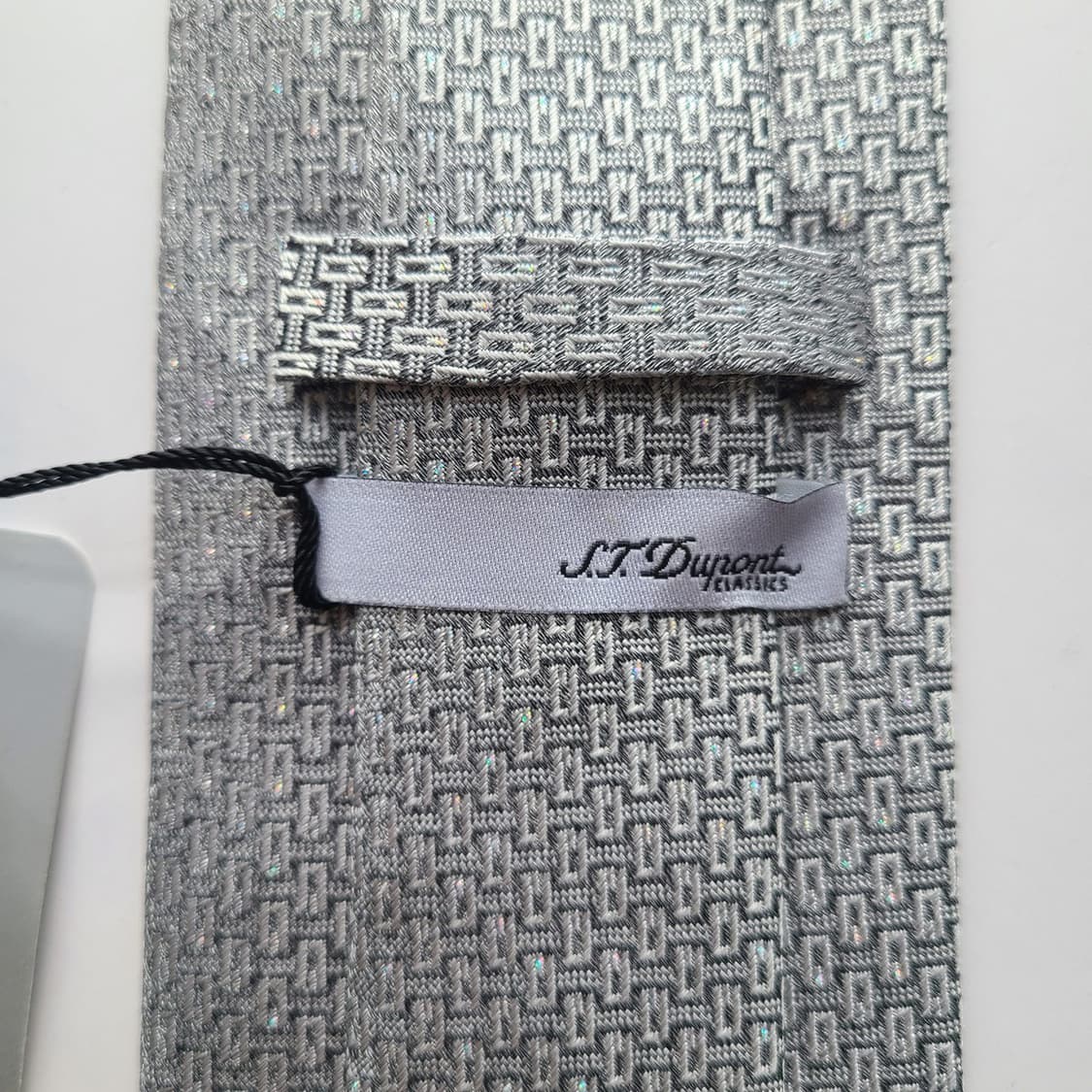 에스.티. 듀퐁 실크 패턴 넥타이 7.9cm 새제품 E707
 상품이미지7