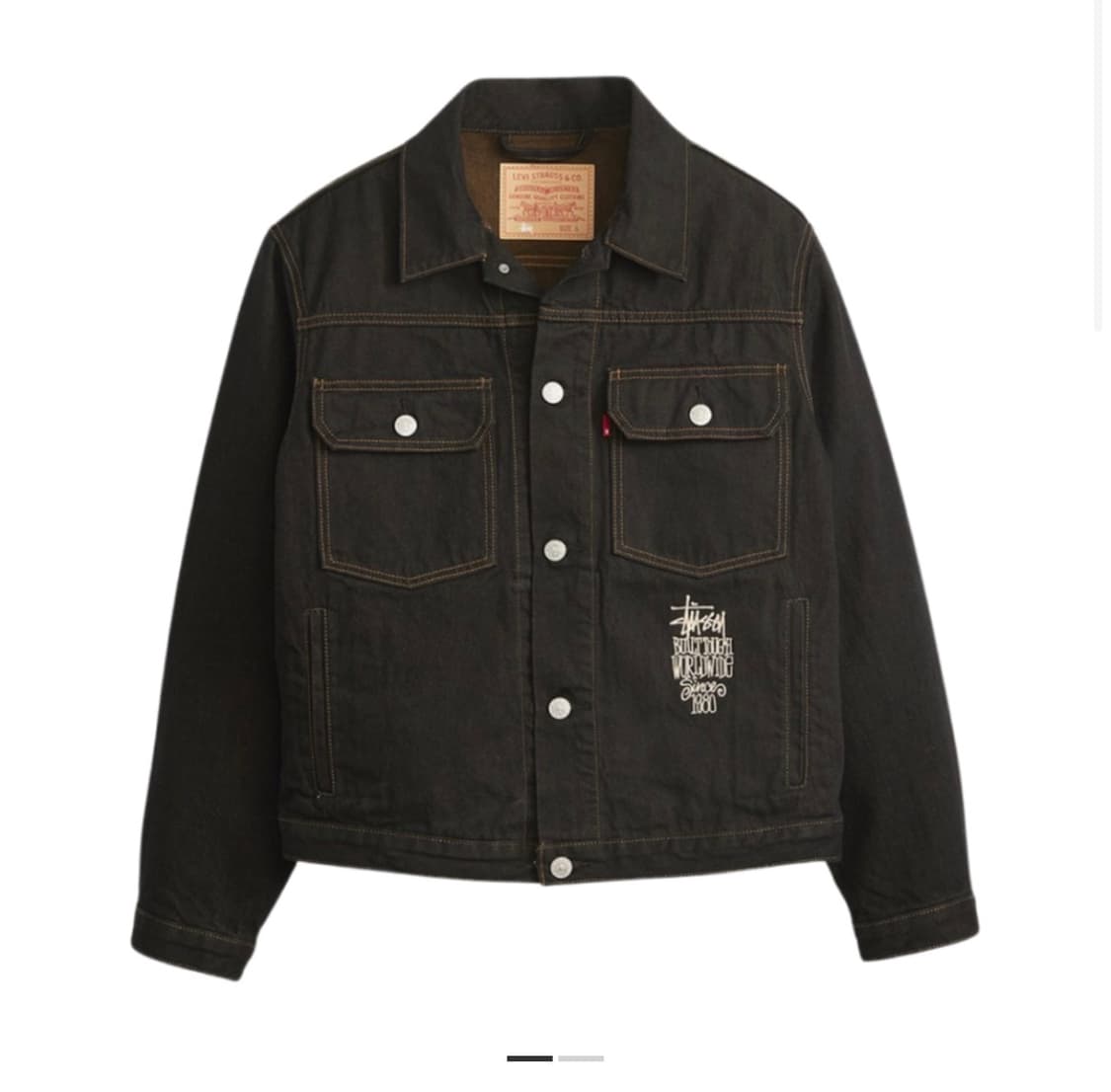 스투시x리바이스 데님 상/하의 세트 상품이미지1