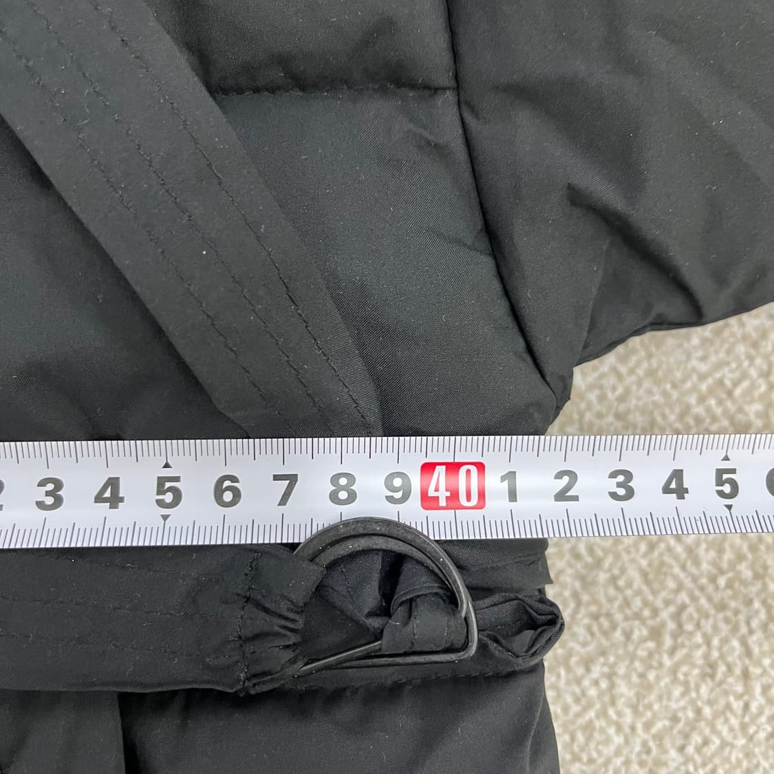 [120] 고급 삼각로고 키즈 유아동 숏패딩 블랙 자켓 0112M1 상품이미지7