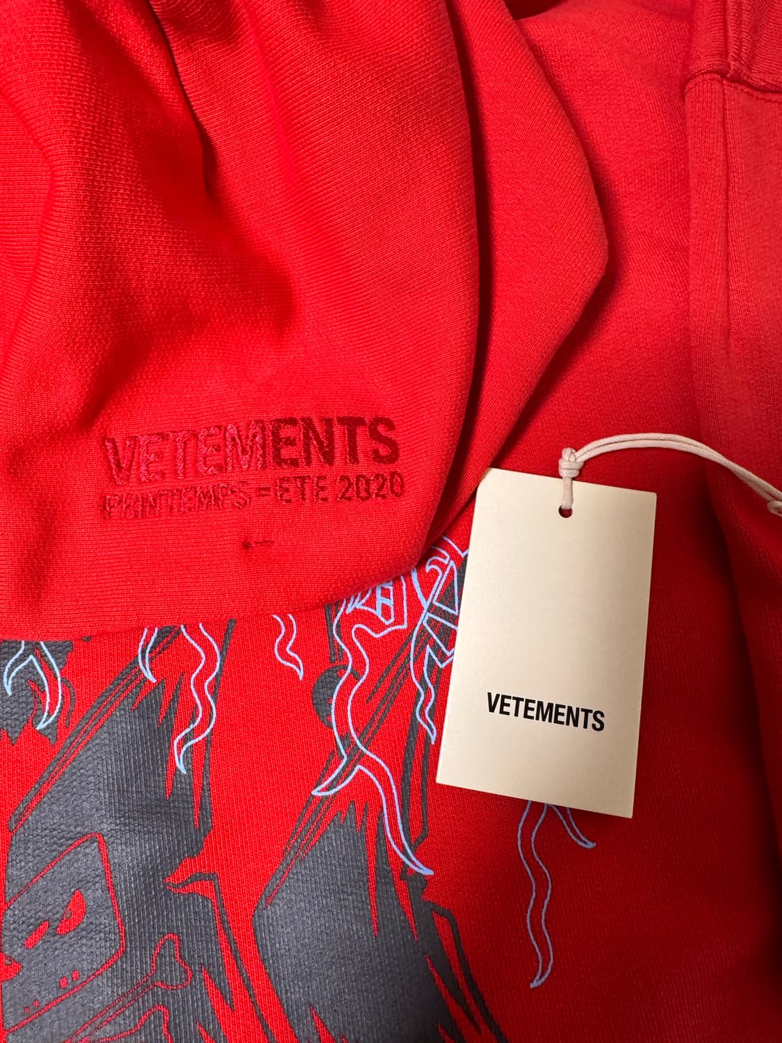 베트멍 20aw 후드 레드 상품이미지4