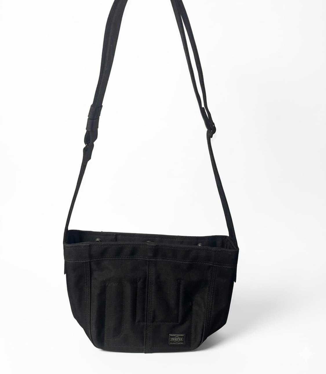 포터 캔버스 숄더백 블랙 상품이미지2
