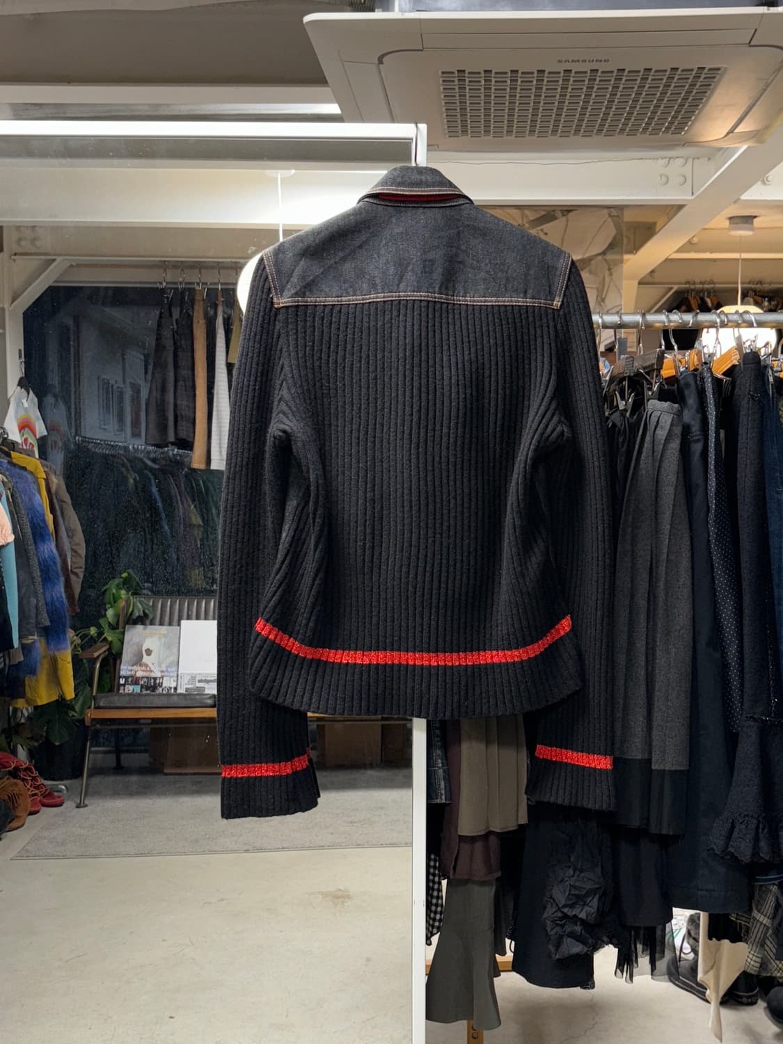 까스텔바작 니트 데님자켓  상품이미지2