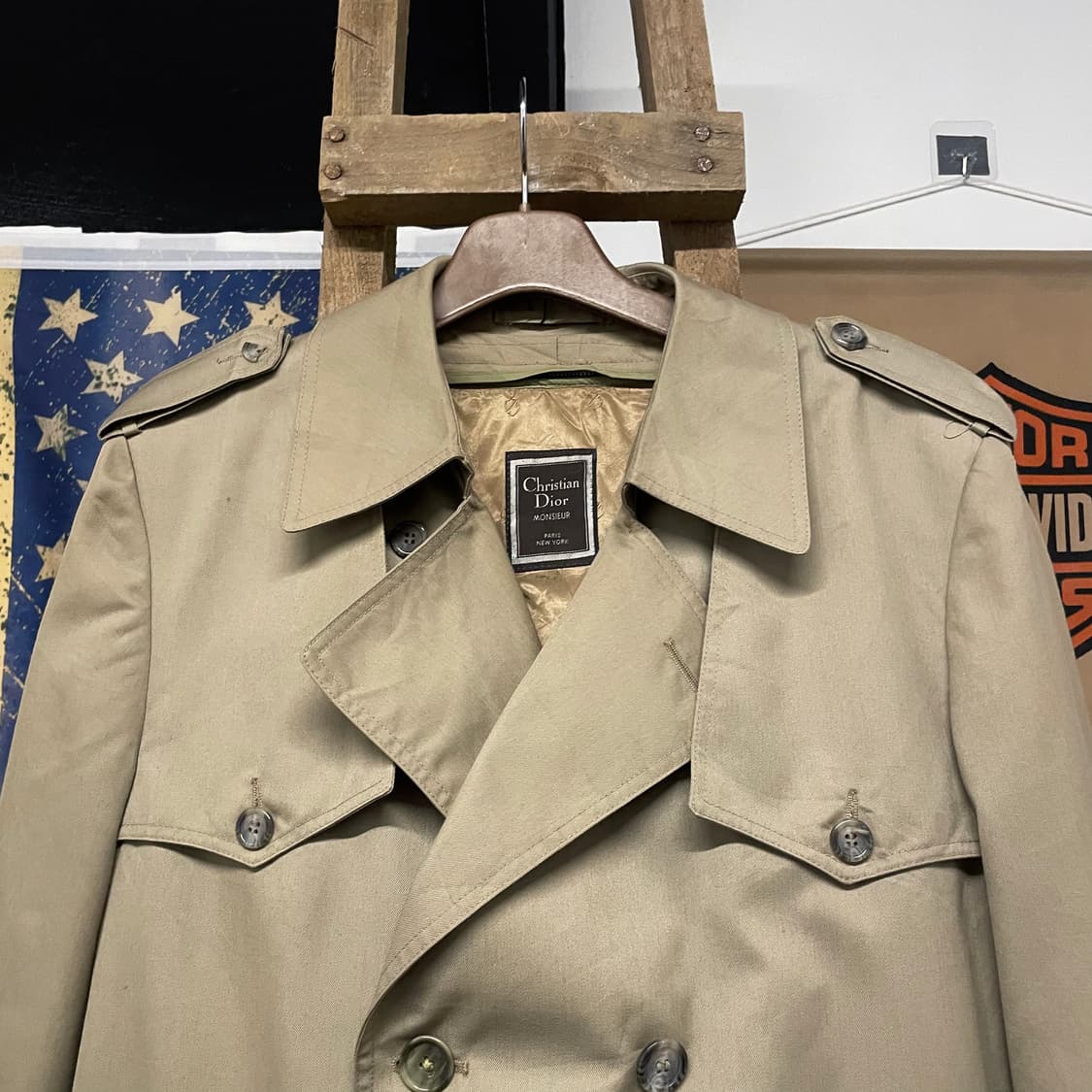 크리스찬 디올 무슈 내피 트렌치 코트 하이엔드 명품 코트 상품이미지3
