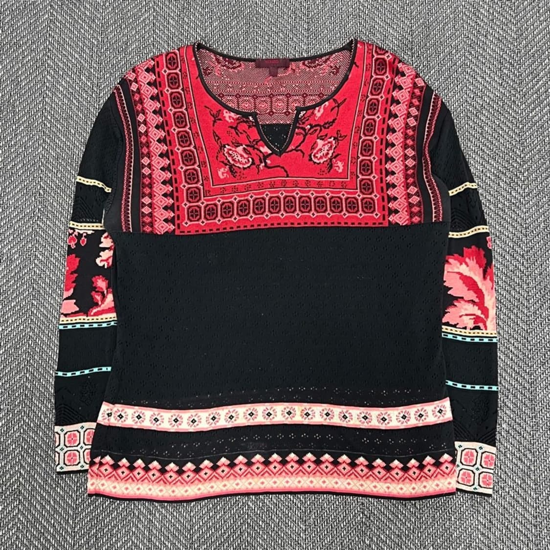 겐조 플라워 펀칭 니트 v0998 상품이미지1