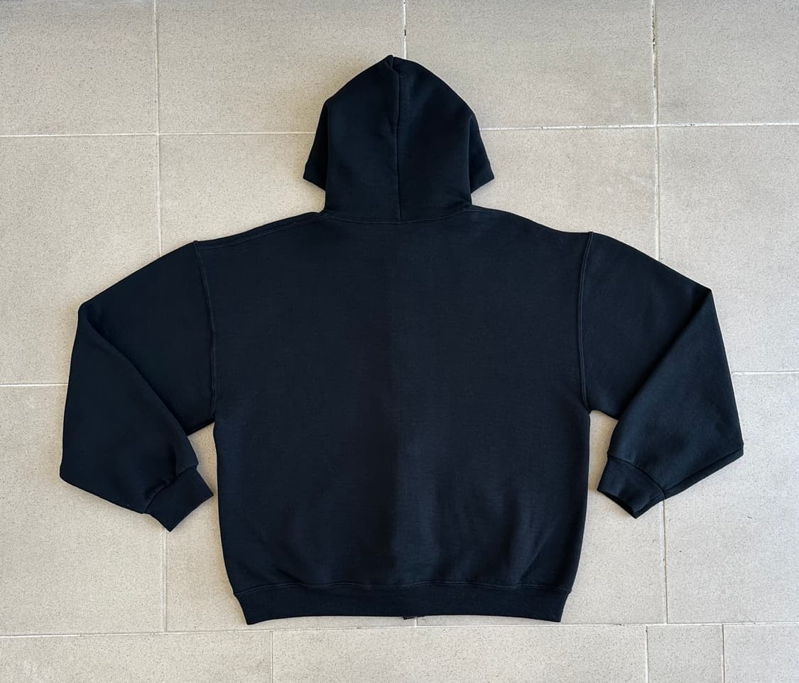 빈티지 러셀 후드집업 블랙 L 상품이미지2