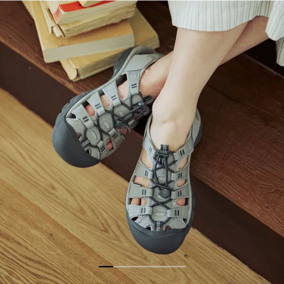 킨 뉴포트 H2 샌들 Grey Smoke Blue 상품이미지2