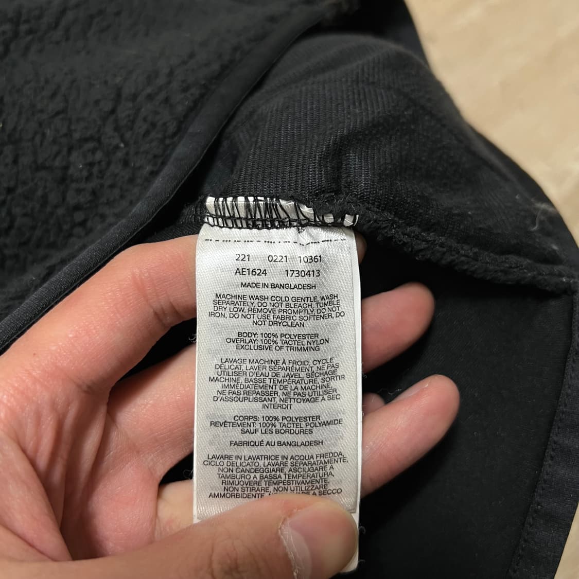 컬럼비아 와펜 포켓 후리스 플리스 집업 자켓 [블랙] L/100 상품이미지6