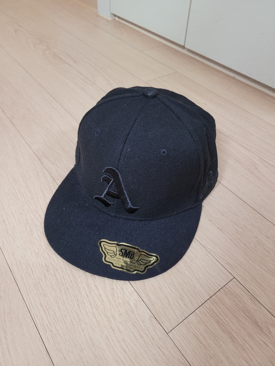 SMB 스냅백 L/XL 사이즈 블랙 상품이미지1